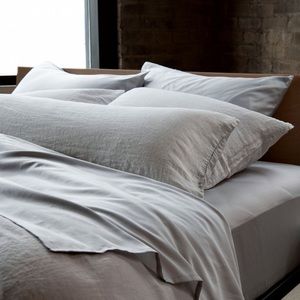 Bokser Home 100% French Linen Pillowcase Set